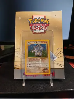 Brock's Rhydon - Pokemon Gym Heroes 2/132 - Holo - Ungraded (Excellent) - Image 3