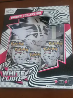 Pokemon TCG: Scarlet & Violet - WHITE FLARE Binder Collection NEW FACTORY SEALED - Image 1