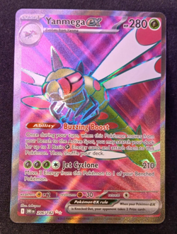 Pokemon Yanmega EX 206/182 Sv10 Destined Rivals Ultra Rare Holo 280 HP English - Image 1