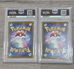 Pokemon Japanese PSA 10 Pikachu Vmax + Eevee Vmax Promo Pikapika Winner Prize - Image 2