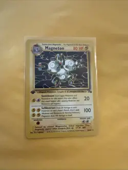Pokemon TCG Magneton First Edition Base Set 9/102 Near Mint Never Played - Image 1