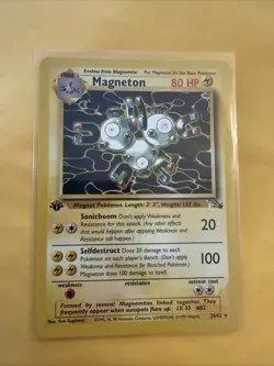 Pokemon TCG Magneton First Edition Base Set 9/102 Near Mint Never Played - Image 2