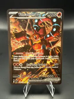 Pokemon TCG Volcanion ex 182/159 SV09: Journey Together SIR Holo - Image 2