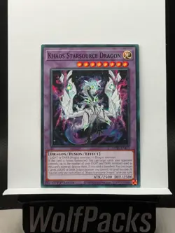 2025 Yu-Gi-Oh! TCG Mega Pack - Khaos Starsource Dragon MP25-EN413 1st Edition - Image 1