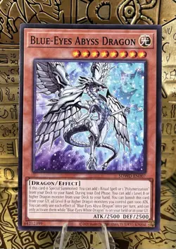 Yugioh! Blue-Eyes Abyss Dragon SDWD-EN007 Blue-Eyes White Destiny NM Common - Image 1