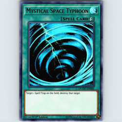 Yugioh Mystical Space Typhoon DUOV-EN086 1st Edition Ultra Rare Holo - NM💎 - Image 1