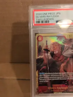 2024 One Peice TCG OP08-118 Silvers Raleigh SEC PSA 10 - Image 3