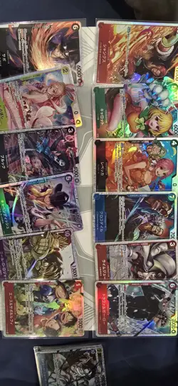 One Piece TCG OP-13, OP-07 & PRB-02 HIT LOT Japanese Hit LOT of 33 - Image 2