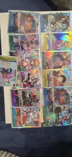 One Piece TCG OP-13, OP-07 & PRB-02 HIT LOT Japanese Hit LOT of 33 - Image 3