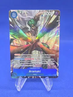 One Piece Wings of the Captain Aramaki OP06-043 Alternate Alt Art Super Rare NM - Image 1