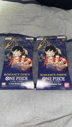2x One Piece Romance Dawn OP-01 Sleeved Blister Pack Sealed English ‼CHECK DIS - Image 1
