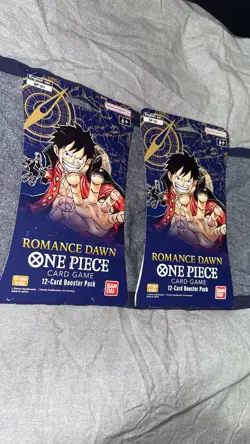 2x One Piece Romance Dawn OP-01 Sleeved Blister Pack Sealed English ‼CHECK DIS - Image 2