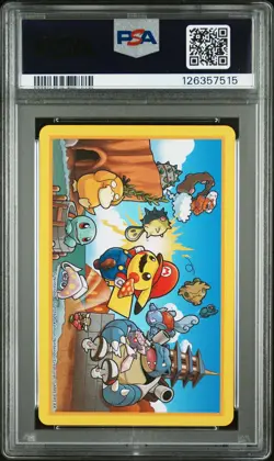 2016 POKEMON PLAYING CARDS MARIO PIKACHU 5 OF CLUBS PSA 10 - Image 2
