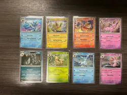 Pokemon TCG Prismatic Evolutions Costco Mini Tin Cosmos Promo Cards Set Of 8 - Image 2