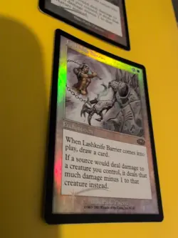 Lashknife Barrier x2 Enchantment 1 wear . MTG Card. Planeshift.OLD VINTAGE FOIL - Image 5
