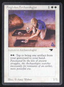 Argivian Archaeologist Antiquities MTG Card Reserved List Magic the Gathering - Image 1