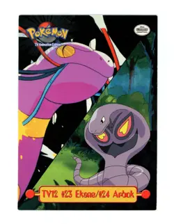 Pokemon Card - Ekans/Arbok TV12 - TV Animation Edition - Topps Series 1 - Image 1
