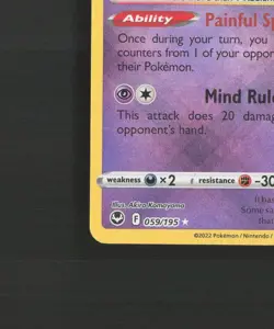 Radiant Alakazam 059/195 Silver Tempest Ultra Rare Holo Pokemon Card NM - Image 5
