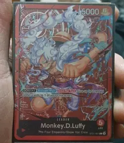 Monkey D Luffy ST21-001 Learn Together Promo Deck Leader One Piece Card English - Image 1