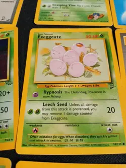Pokemon Card Lot 21 Cards Nidoqueen Holo Zubsy Koga Dark Wartortle Bulbasaur Rat - Image 3