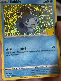 POKEMON SOBBLE 24/25 PROMO MCDONALDS HOLOFOIL CONFETTI BLEED NM CARD SEE PICS - Image 2