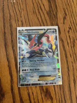 Pokemon TCG Ash-Greninja EX XY133 Black Star Promo Holo Card HP 2016 - Image 1