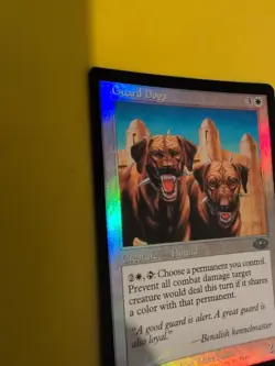 Guard Dogs. Hound MTG Card. Planeshift.OLD VINTAGE FOIL - Image 5