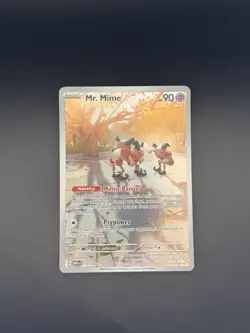 Pokemon TCG Card Mr Mime 179/165 S&V 151 Illustration Rare *English* - - Image 1