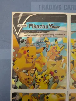 Pikachu V-Union [Set of 4] SWSH: Sword & Shield Promo Cards Holo - Image 2