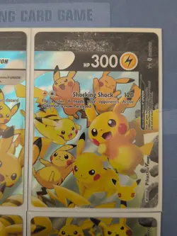 Pikachu V-Union [Set of 4] SWSH: Sword & Shield Promo Cards Holo - Image 3