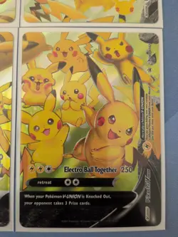 Pikachu V-Union [Set of 4] SWSH: Sword & Shield Promo Cards Holo - Image 5