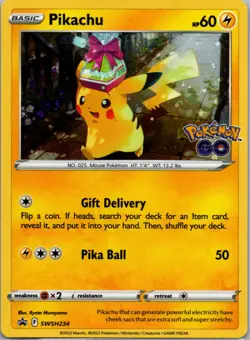 Pikachu Promo SWSH: Sword & Shield Promo Cards SWSH234 NM Pokemon TCG - Image 1