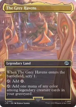 The Grey Havens (Borderless) - The Lord of the Rings - 443 - Foil - Image 1