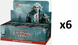 MTG Magic Innistrad: Crimson Vow DRAFT Booster CASE (6 DRAFT Boxes) SEALED! - Image 1