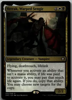 Verrak, Warped Sengir R Commander: Dominaria United 16 LP - Image 1