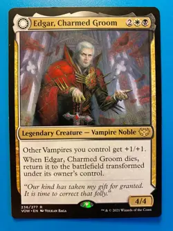 MTG 1x Edgar, Charmed Groom 236 Innistrad: Crimson Vow Magic the Gathering x1 NM - Image 1