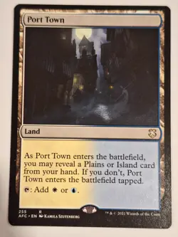 Port Town - Commander: Adventures - Magic the Gathering MTG Nice! - Image 1