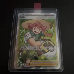 Pokemon TCG Milo Astral Radiance Holo Ultra Rare Card TG27/TG30 - Image 1