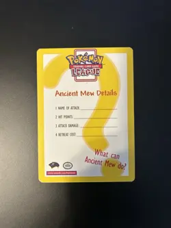 Pokemon TCG Ancient Mew Promo Card - Image 5