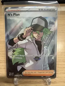 🚀 Pokemon TCG | N's Plan # 163/86 Black Bolt Full Art NM - Image 1