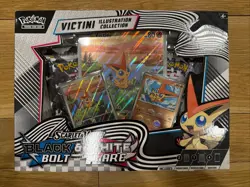 🚀 Pokemon TCG Victini Illustration Collection Box | Black Bolt & White Flare - Image 1
