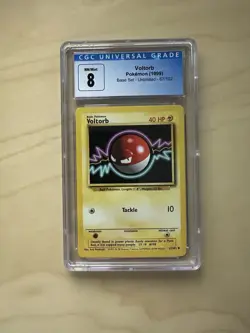 1999 POKEMON VOLTORB BASE SET CGC 8 67/102 NM/Mint - Image 1