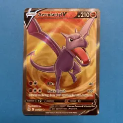 Aerodactyl V 179/196 Lost Origin Holo Ultra Rare Pokemon Card 2022 NM - Image 1