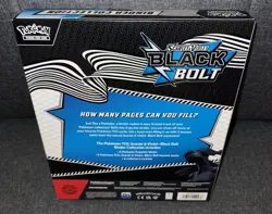 *SEALED* Pokemon TCG Scarlet & Violet 10.5 Black Bolt Binder Collection Box - Image 2