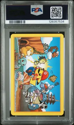2016 POKEMON PLAYING CARDS MARIO PIKACHU 6 OF SPADES PSA 10 - Image 2