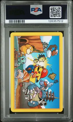 2016 POKEMON PLAYING CARDS MARIO PIKACHU 2 OF CLUBS PSA 10 - Image 2