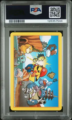 2016 POKEMON PLAYING CARDS MARIO PIKACHU 7 OF DIAMONDS PSA 10 - Image 2