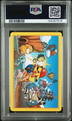 2016 POKEMON PLAYING CARDS MARIO PIKACHU 6 OF CLUBS PSA 10 - Image 2