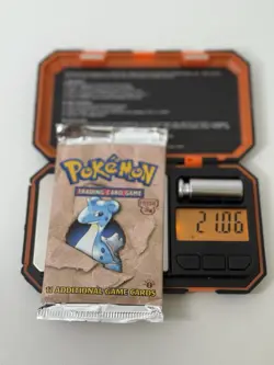 1st Edition Fossil Pokemon Booster Pack Lapras Factory Sealed 21.06 HEAVYU! 742818060714 - Image 1