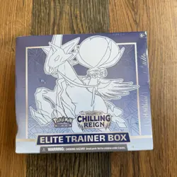Pokemon TCG - Chilling Reign Elite Trainer Box - Ice Rider Calyrex Sealed - Image 1